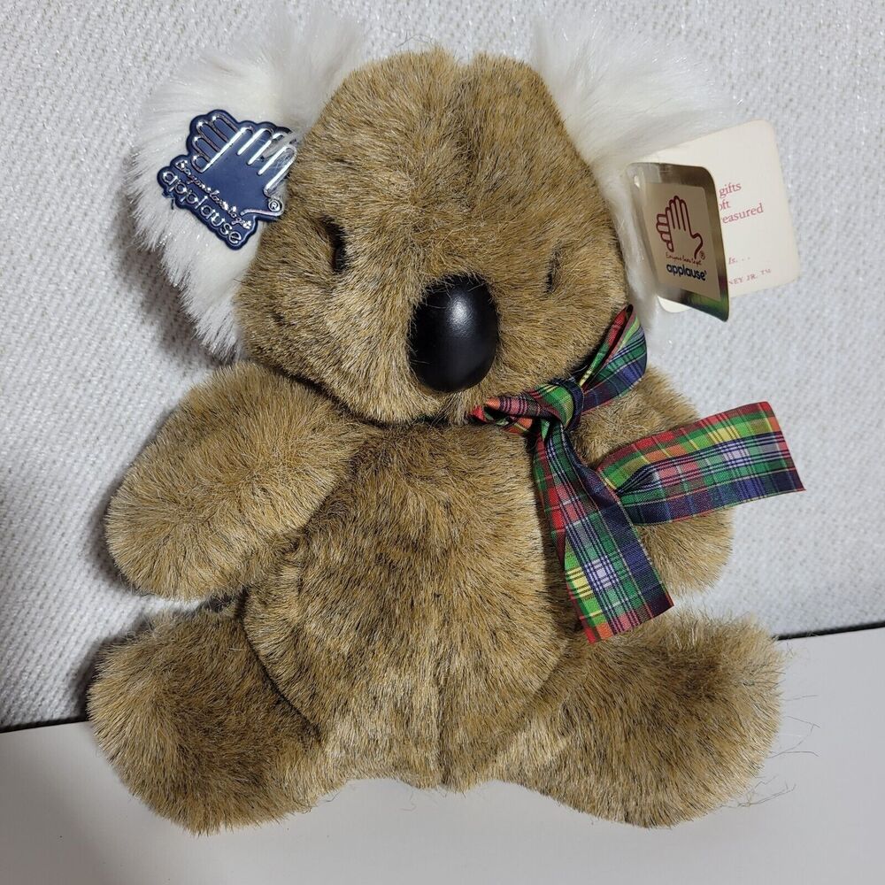 APPLAUSE KOALA BEAR PLUSH 1986 VTG  SYDNEY JR 8'' With Tags Collectable